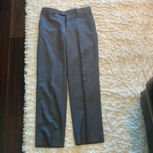 Paul Betenly grey mens dress slacks. Wool. Size 32 x 30